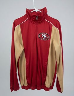 NFL San Francisco 49ers 1/4 Zip Pullover Jacket - Size Small