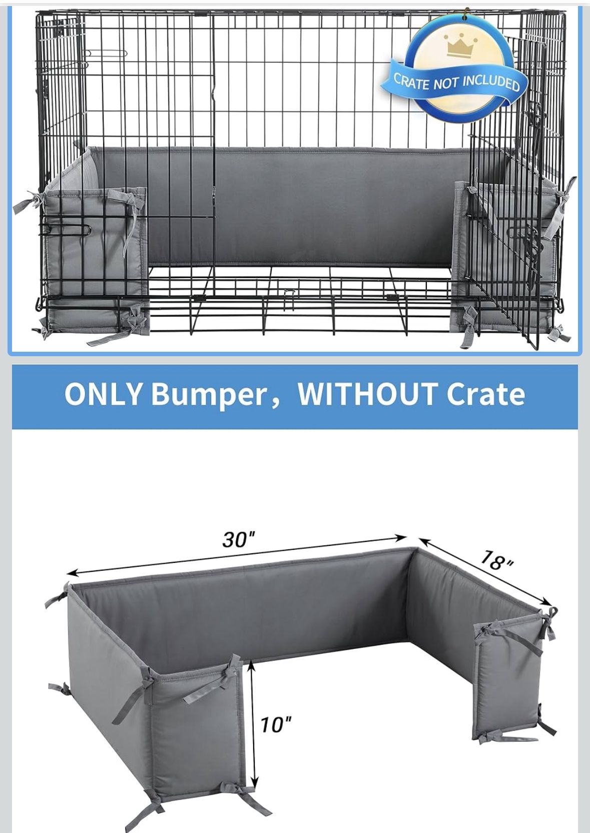 Dog Crate Bumper