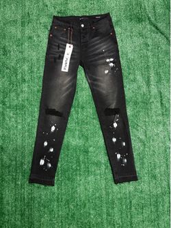 Purple Brand Black Paint Splatter Jeans Size 30