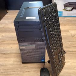 Dell  OPTIPLEX 9020, INTEL QUAD CORE i7-3.40GHz,  128GB SSD, 2TBHDD, 16GB MEMORY,  Windows 10 Professional OS , DVD RW