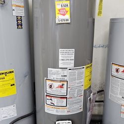 Brand New 40 Gallon Gas Water Heater Boiler 19in x 59in W/ 1 Year WTY (contact info removed) 