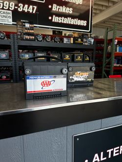 Car batteries