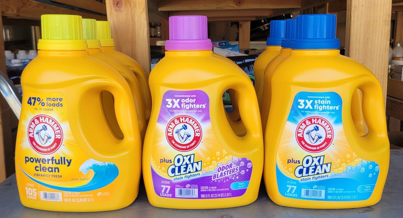 Arm & Hammer Detergent 100.5 Oz, 77 Load( 2 for $16)