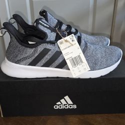 Adidas Black Cloudfoam Sz 9W