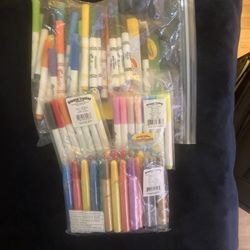 Fabric and Fabric Paint Pens