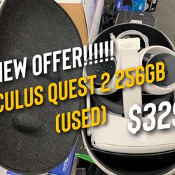 NEW OFFER OCULUS QUEST 2 256GB (USED)🔥🔥🔥