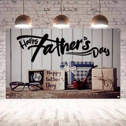 NEW Backdrop Banner Happy Father's Day Fathers Party 71"x43" Decor Para El Dia Del Padre Decoration Supplies Party Home