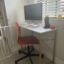 Chair And Computer Stand 