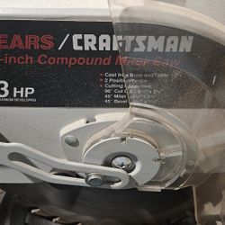 Vintage Sears Craftsman 10" Compound Miter Saw
