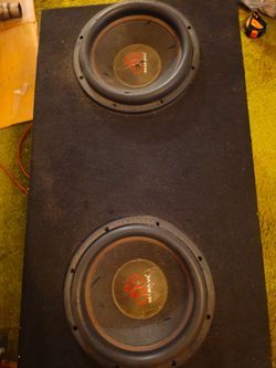 Massive Audio Dual Subwoofer Enclosure