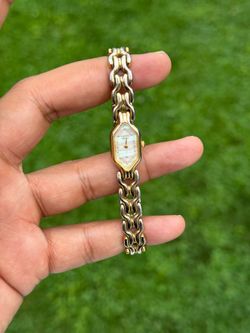 Citizen vintage Gold-Tone Women's Bracelet Hexagonal Mother-of-Pearl Dial