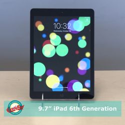 9.7” iPad 6th Generation 