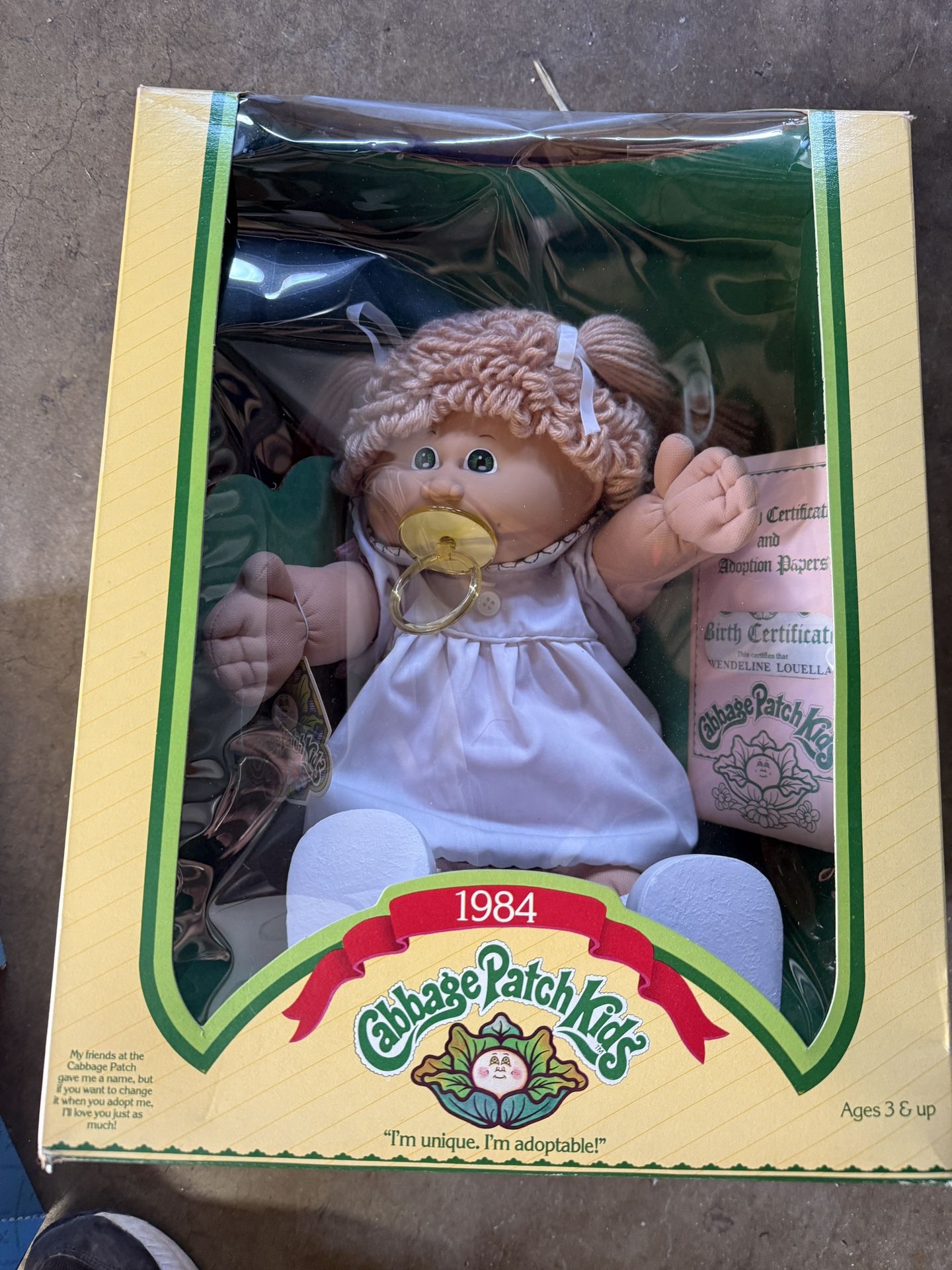 Vintage cabbage Patch Doll In Box