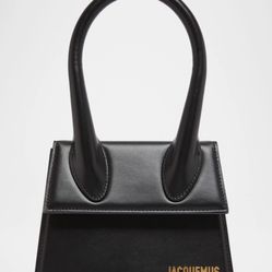 JACQUEMUS Le Chiquito Moyen Top-Handle Bag Black