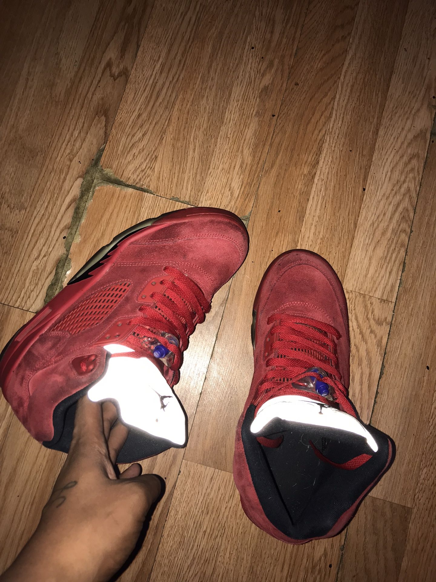 Jordan 5s Retro Red Suede