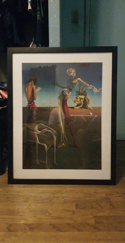 Salvador dali framed print