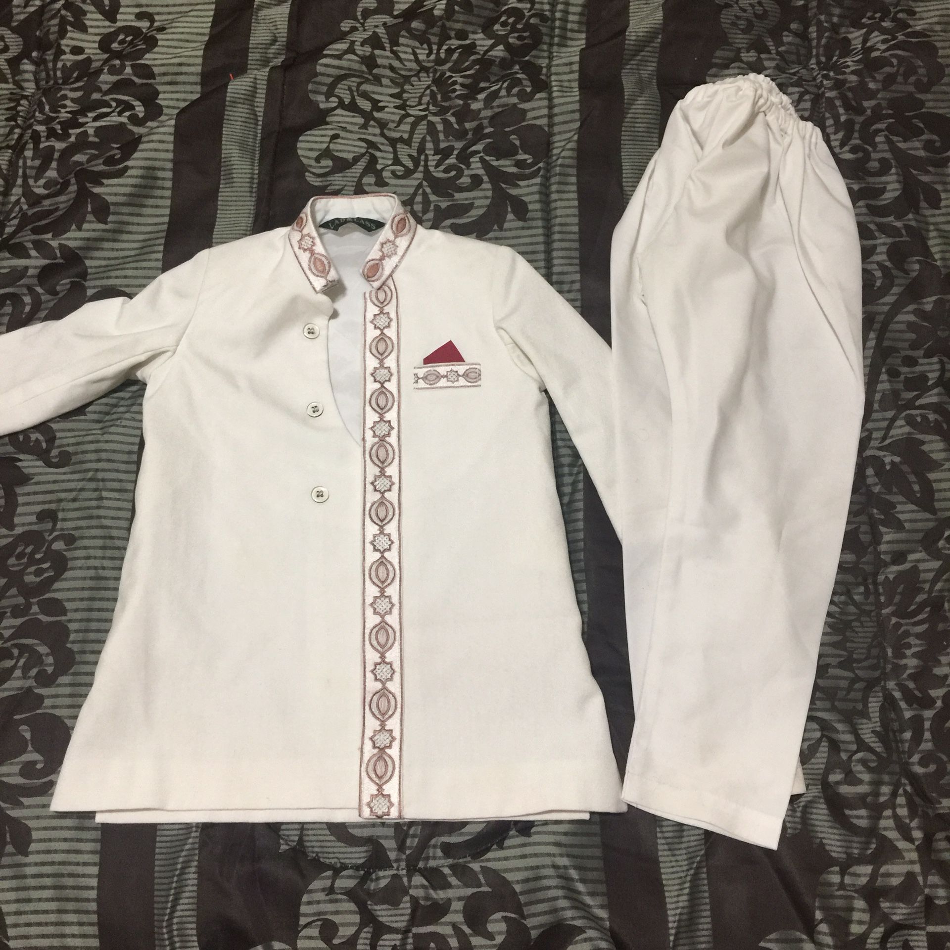 Kids Shalwar Kameez Outfit Dress eid white fancy formal dress boys toddlers