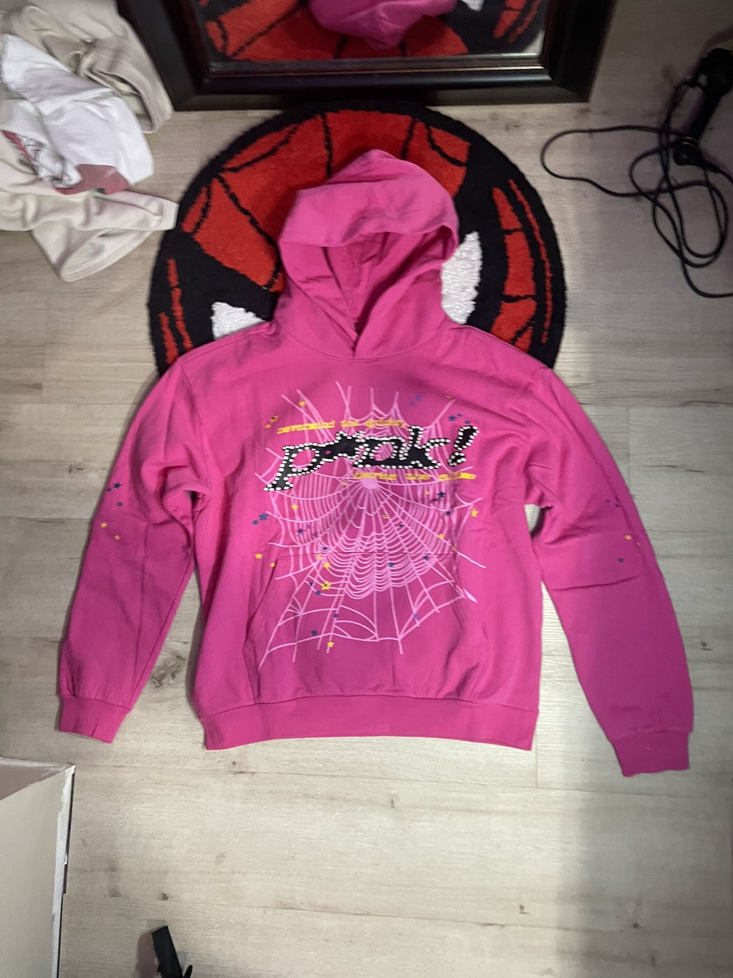 Sp5der P*nk Hoodie