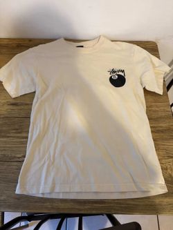 Stuzzy 8ball Shirt Size Small White 