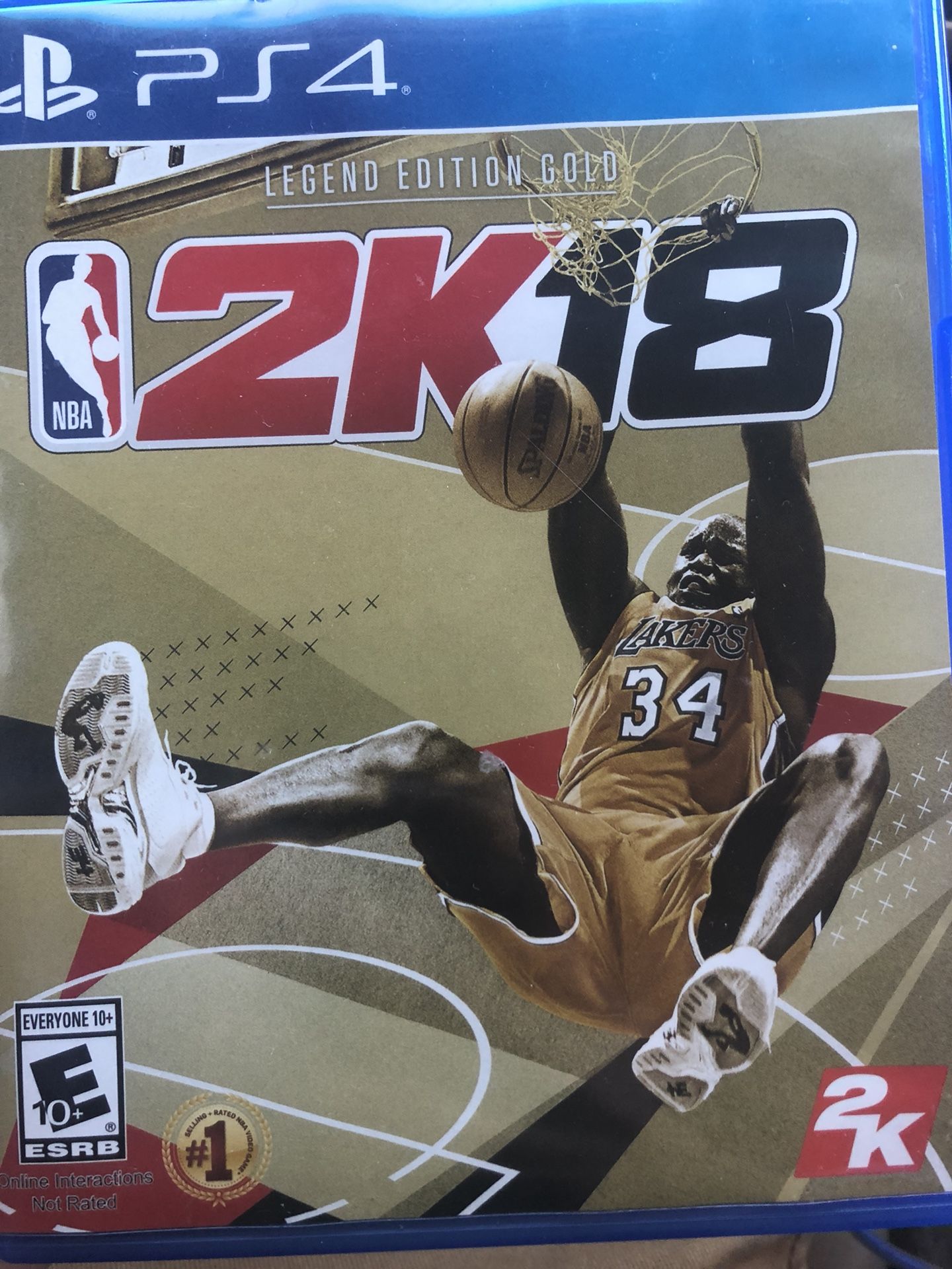 NBA 2K18 Legend Edition Gold PS4 for Sale in San Jose, CA