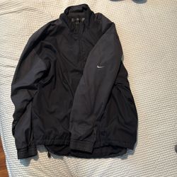 Nike Golf Black Jacket/Windbreaker Large