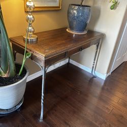 Rustic Wood Console Table/Writing Desk