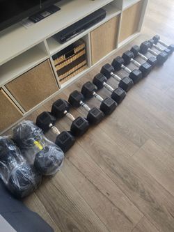 5 lb to 35 lb Hampton Cap  dumbell set