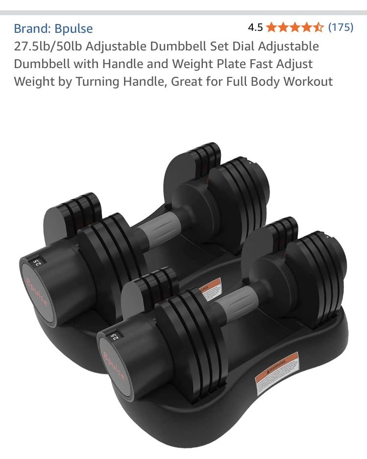 Adjustable Dumbbell Set