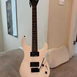 Jackson Dinky JS22 DKA Arch Top Electric Guitar Snow White