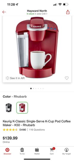 New no Box! Keurig K-classic Single-serve K-cup Coffee Maker 