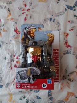New Transformers "Authentics" Grimlock T-Rex New In Box Autobots