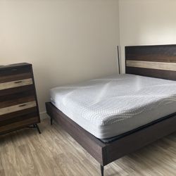 King Size Bed Frame + Mattress