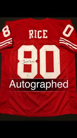 Jerry Rice AUTOGRAPHED 49ers Jersey w/PSA
