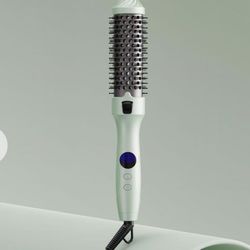  1.5 Inch Ionic Thermal Brush with Negative Ion, Ceramic Heated Round Brush with 3 Temps up to 410°F for Blowout Volume & Natural Curls, Dual Voltage 