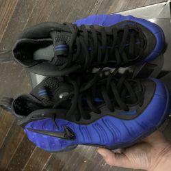 Blue And Black Foams Size 9