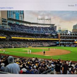 2 Tix Padres v Brewers Sat 6/22 Field Box 115 8th Row  - Great View Great Deal!