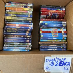 DVDs - Disney Pixar Simpsons Star Wars
