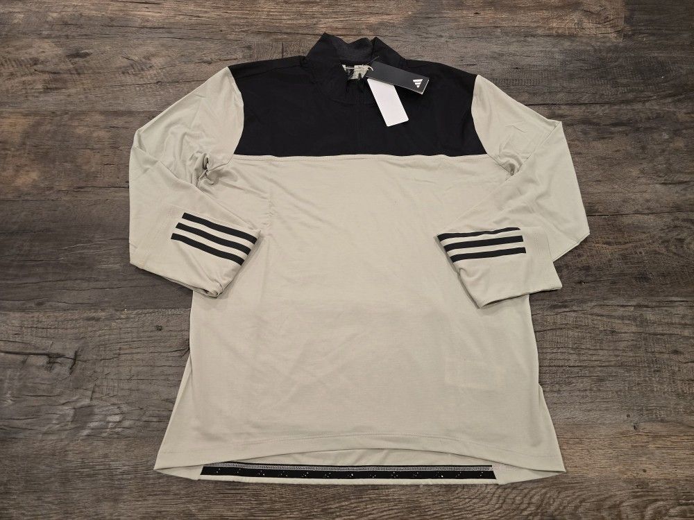 ADIDAS GRAVEL CYCLING PUTTY GREY PULLOVER MENS...SZ XXL...BNWT