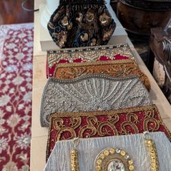 Party Wedding Clutches Purses Butwas Hardly Used All The Neutral Colors From Jaipur