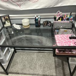 Glass Desk 