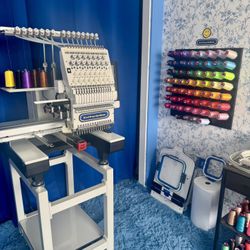 15 Needle Embroidery Machine (Perfect Condition!)