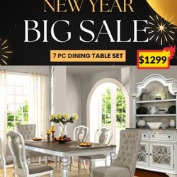 7 PC DINING TABLE SER 