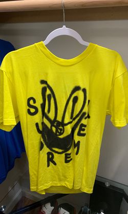Yellow Supreme Smiley Tee Shirt