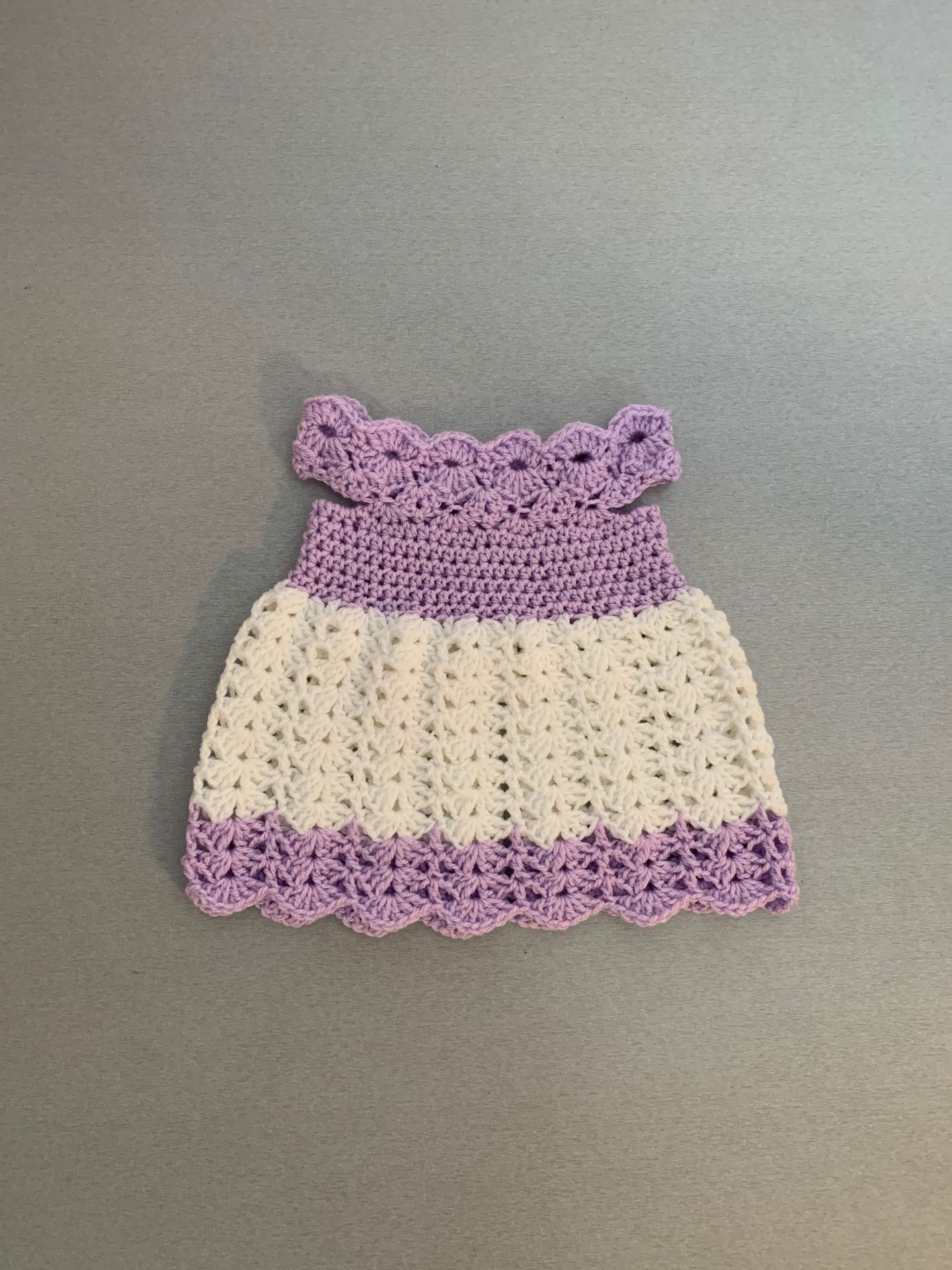 Off the shoulder 0 to 3 month baby dress