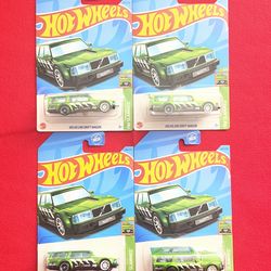 4x hot wheels super treasure hunt volvo 240 drift wagen