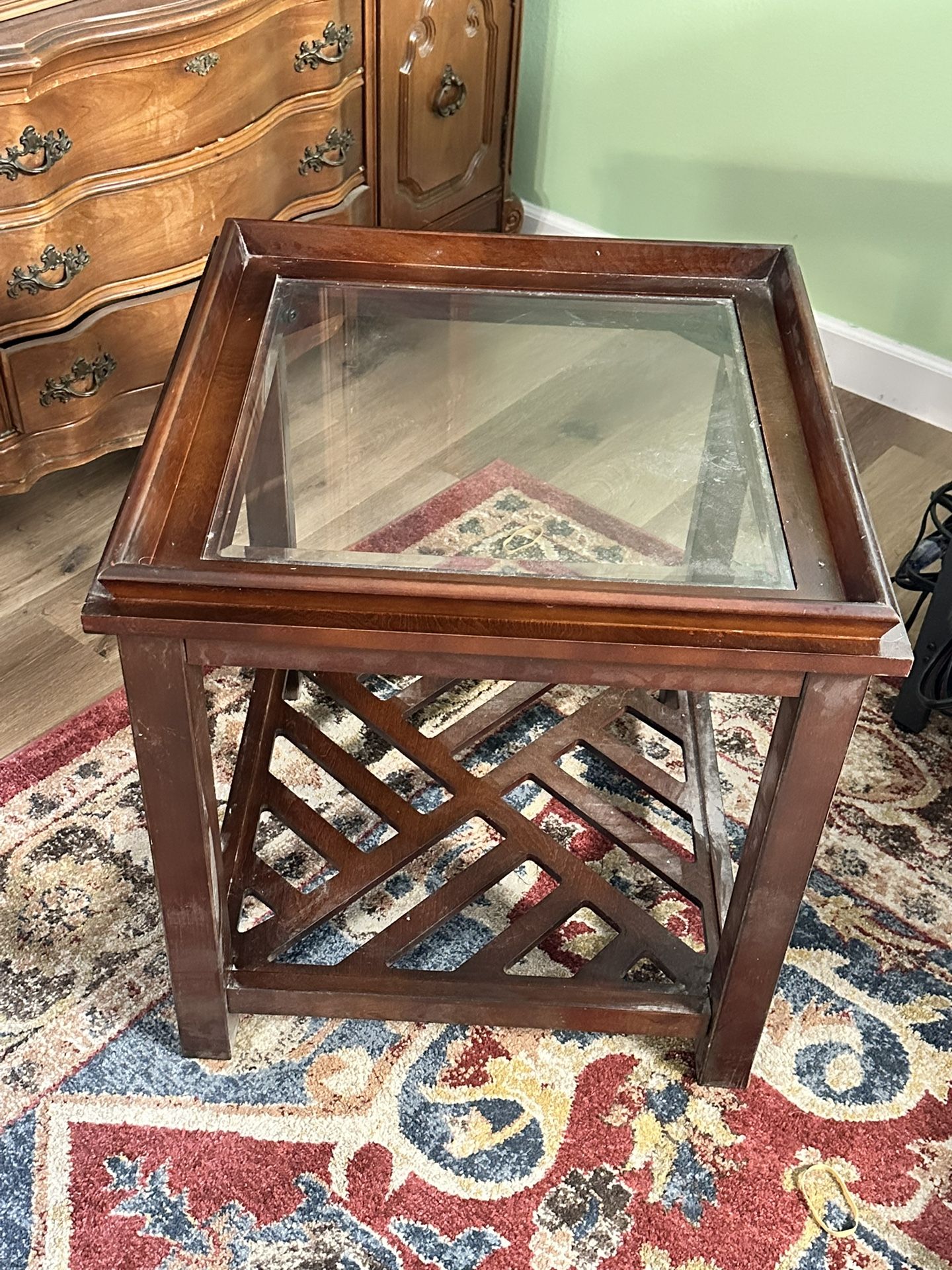 Wooden End Table