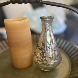 Mercury Glass, Single Flower Vase 