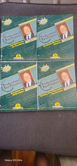 Professional tax preparation module 1, 2, 3, and 4