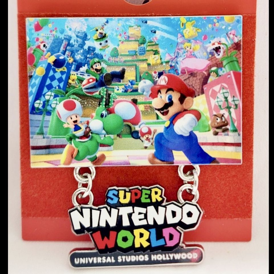 Universal Studios Hollywood SUPER NINTENDO WORLD Pin Mario Limited Edition New