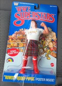 WWE Superstars Action Figure LJN 80s retro style.